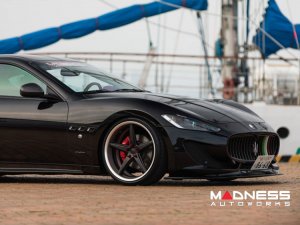 Maserati GranTurismo Custom Wheels - VWS-3 by Vossen - Satin Black/ Matte Silver Barrel